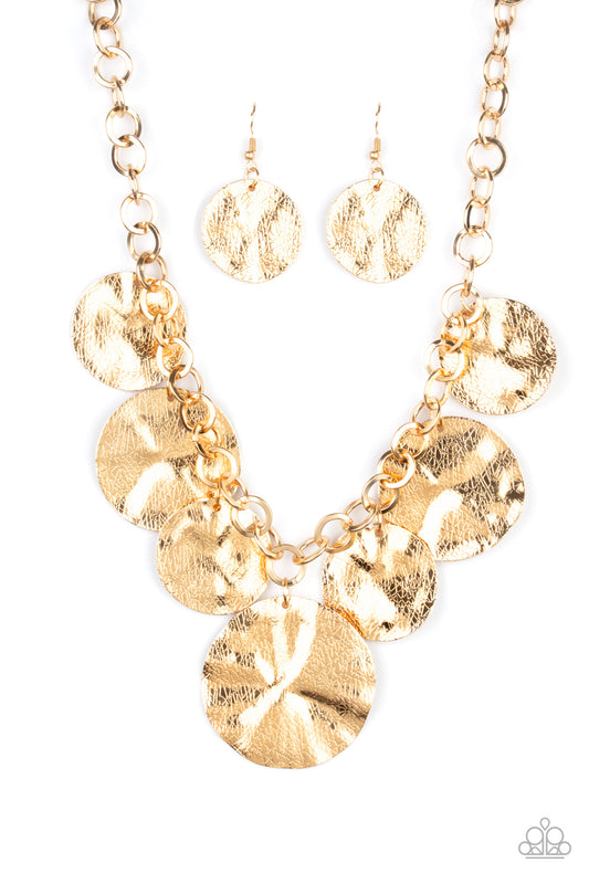 Paparazzi Barely Scratched The Surface - Gold Necklace