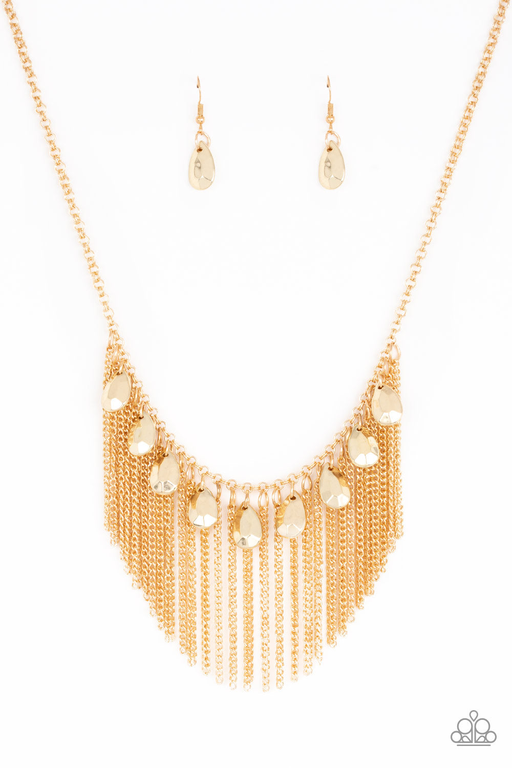 Paparazzi Bragging Rights-Gold Necklace