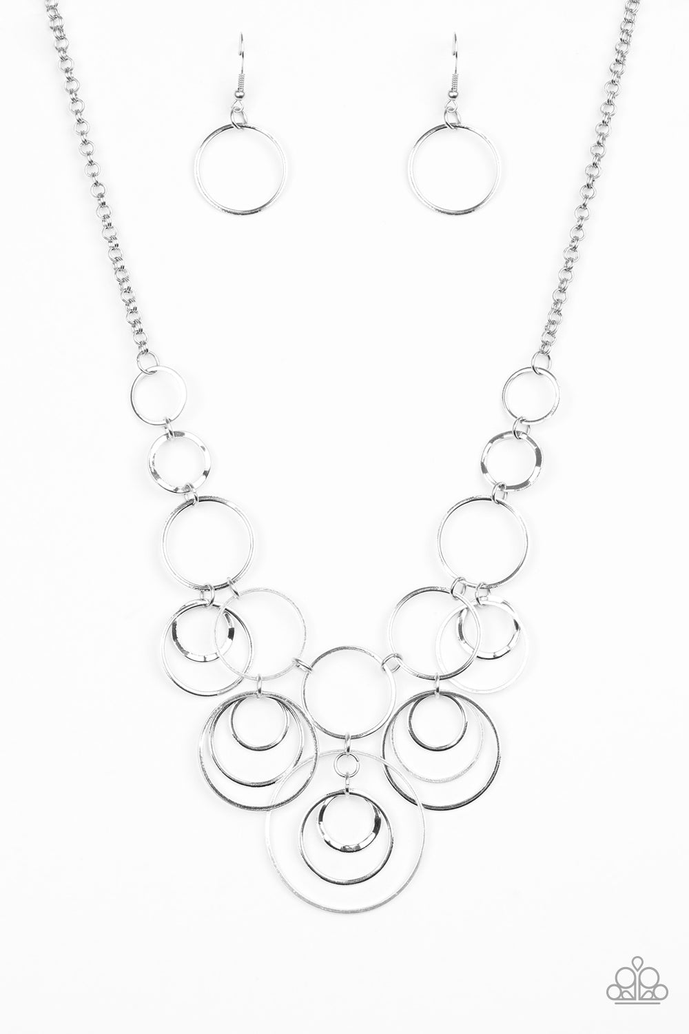 Paparazzi Break The Cycle-Silver Necklace