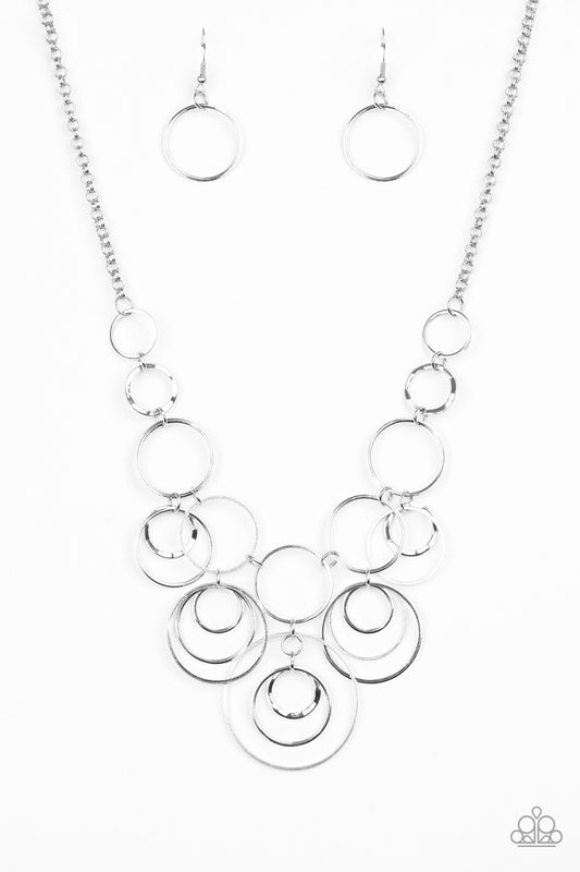 Paparazzi Break The Cycle-Silver Necklace