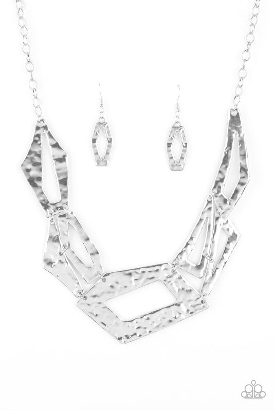 Paparazzi Break The Mold - Silver Necklace