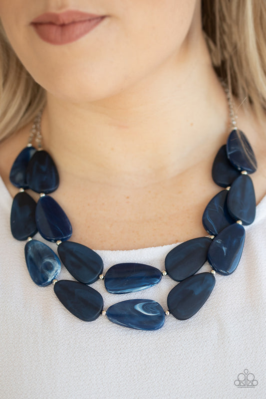 Paparazzi Colorfully Calming - Blue Necklace