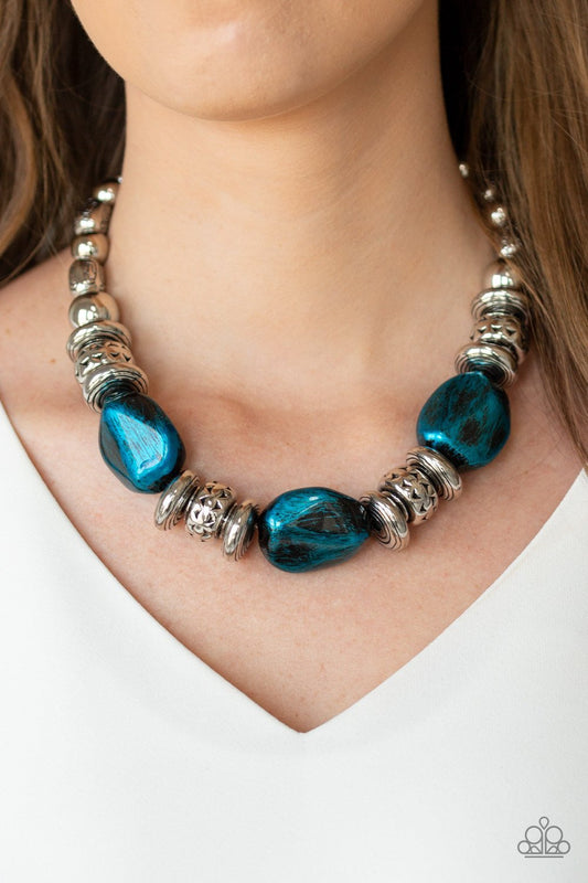 Paparazzi Colorfully Confident-Blue Necklace