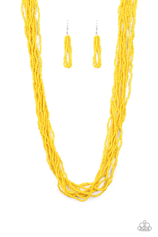 Paparazzi Congo Colada-Yellow Necklace