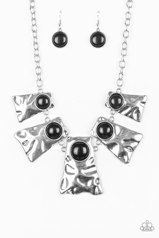 Paparazzi Cougar-Black Necklace