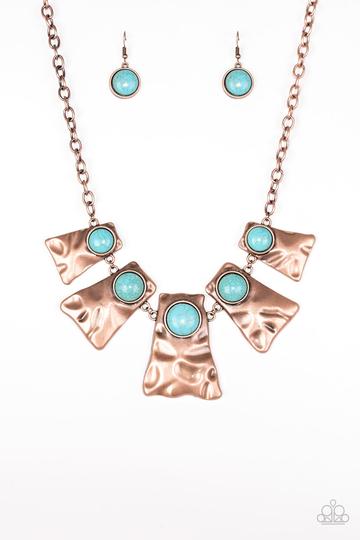 Paparazzi Cougar-Copper Necklace