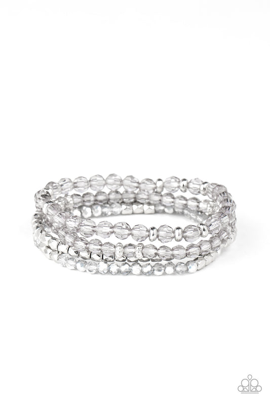 Paparazzi Crystal Crush - Silver Bracelet