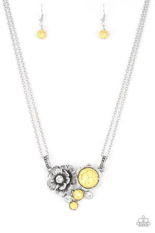 Paparazzi Desert Harvest-Yellow Necklace