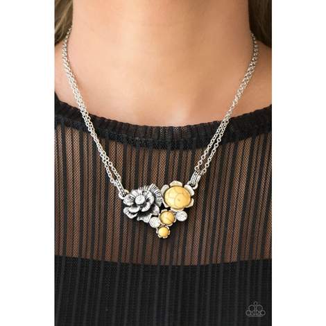 Paparazzi Desert Harvest-Yellow Necklace