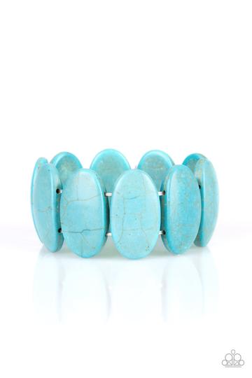 Paparazzi Dramatically Nomadic-Blue Bracelet