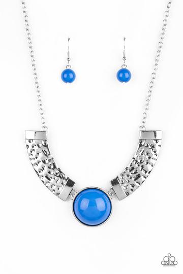 Paparazzi Egyptian Spell-Blue Necklace