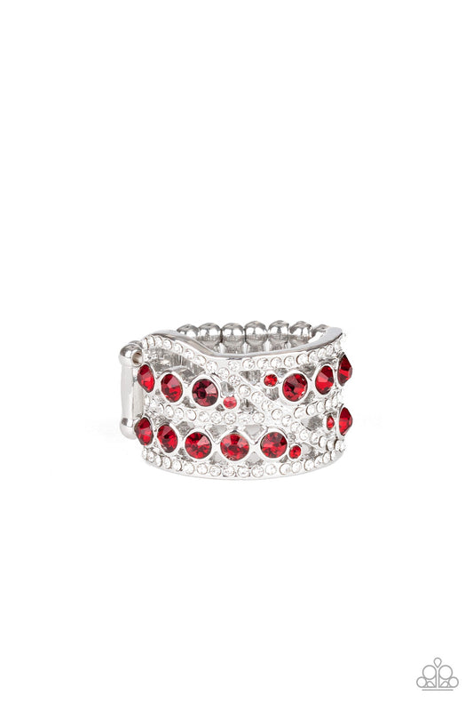 Paparazzi Elegant Effervescence - Red Ring