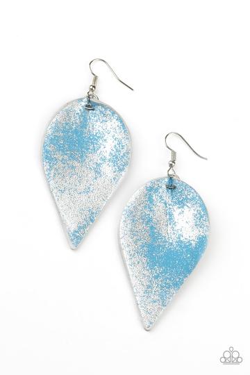 Paparazzi Enchanted Shimmer-Blue Earrings