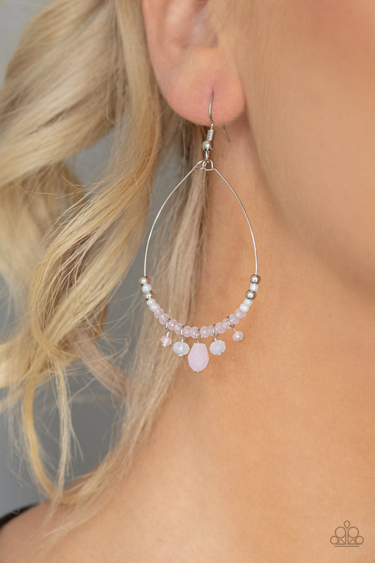 Paparazzi Exquisitely Ethereal-Pink Earrings