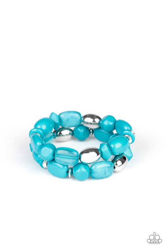 Paparazzi Fruity Flavor-Blue Bracelet