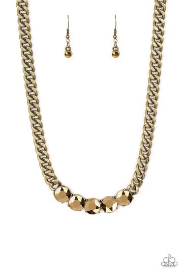 Paparazzi Rhinestone Renagade-Brass