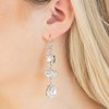 Paparazzi Starlight Twinkle-White Earrings