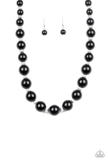 Paparazzi Uptown Heiress-Black Necklace