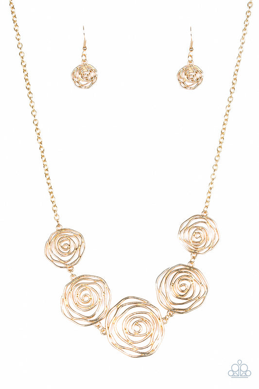 Necklace, Sensitive Skin, Hypoallergenic Jewelry, gold, rose